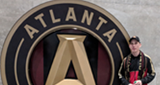 Atlanta United team logo sign
